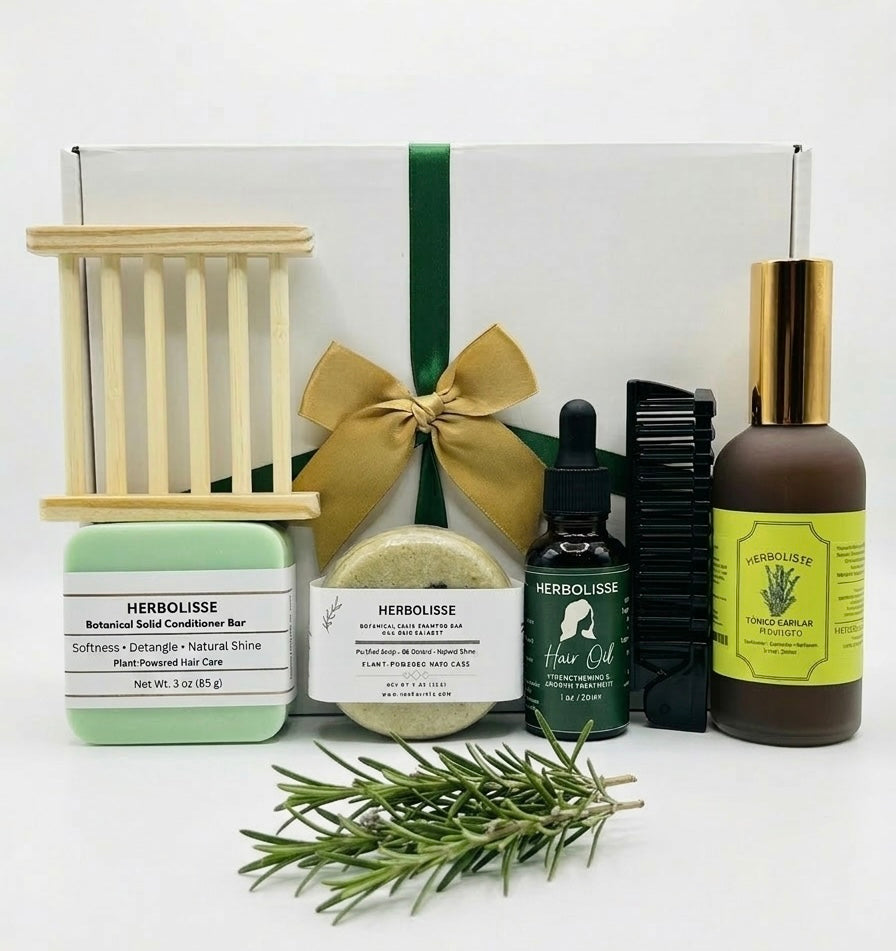 HERBOLISSE Botanical Rosemary Hair Care Kit for Oily Hair