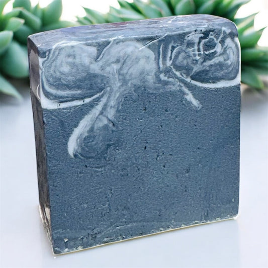 Men’s Handcrafted Soap Bar with Activated Charcoal & Oatmeal