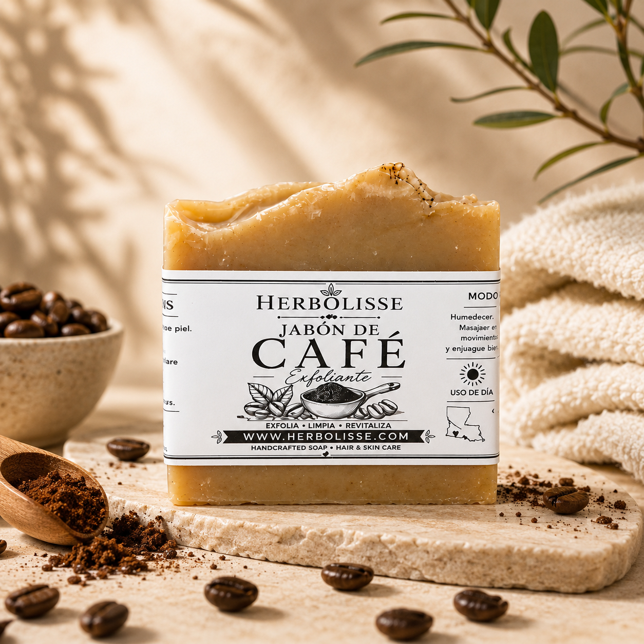 Coffee Exfoliating Body Soap | Energizing, Tightening & Contouring