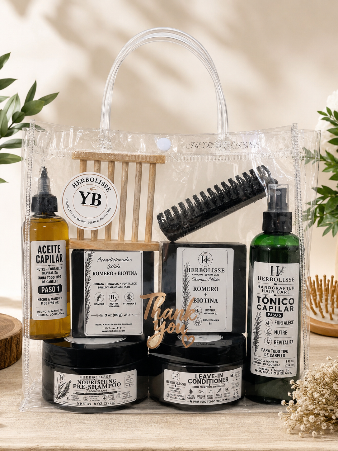 HERBOLISSE Intensive Hair Care System-Strength • Growth • Shine