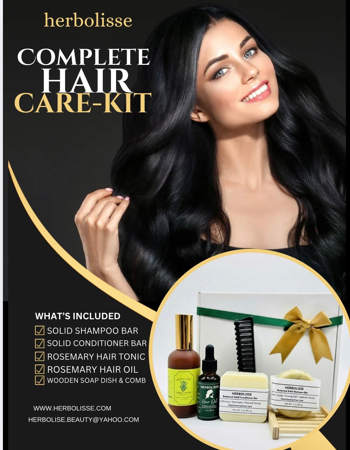 HERBOLISSE Rosemary Complete Hair Care Kit
