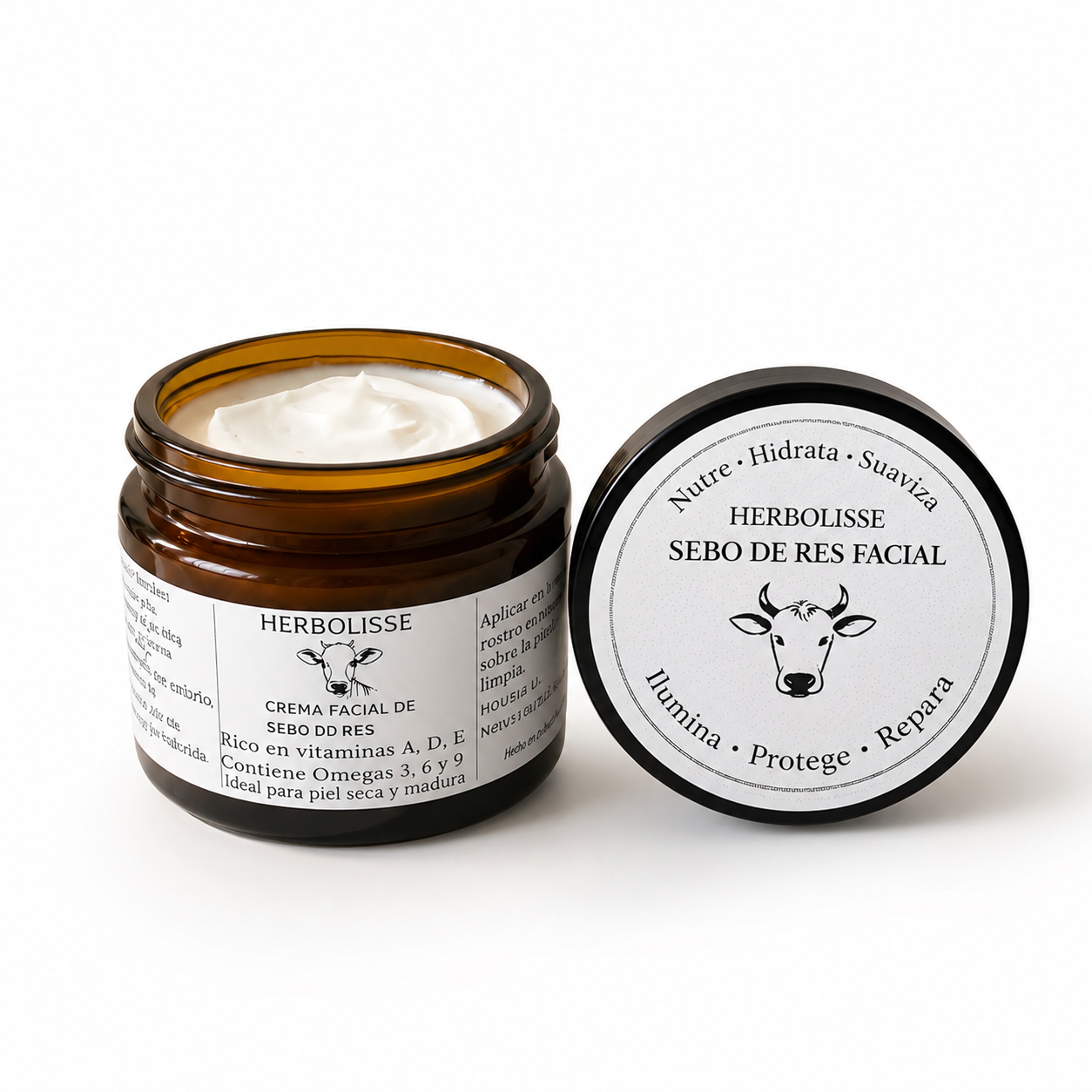 Renewing Whipped Beef Tallow Face Cream with Rosehip | For All Skin Types
