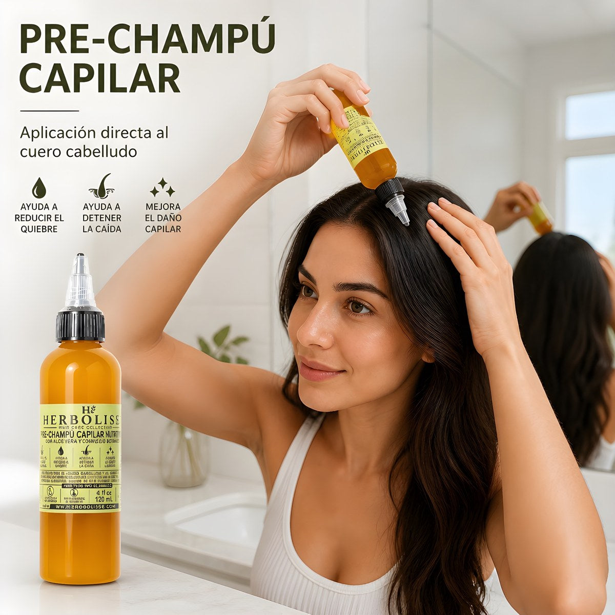 Nourishing & Growth-Boosting Pre-Shampoo Treatment with Aloe Vera