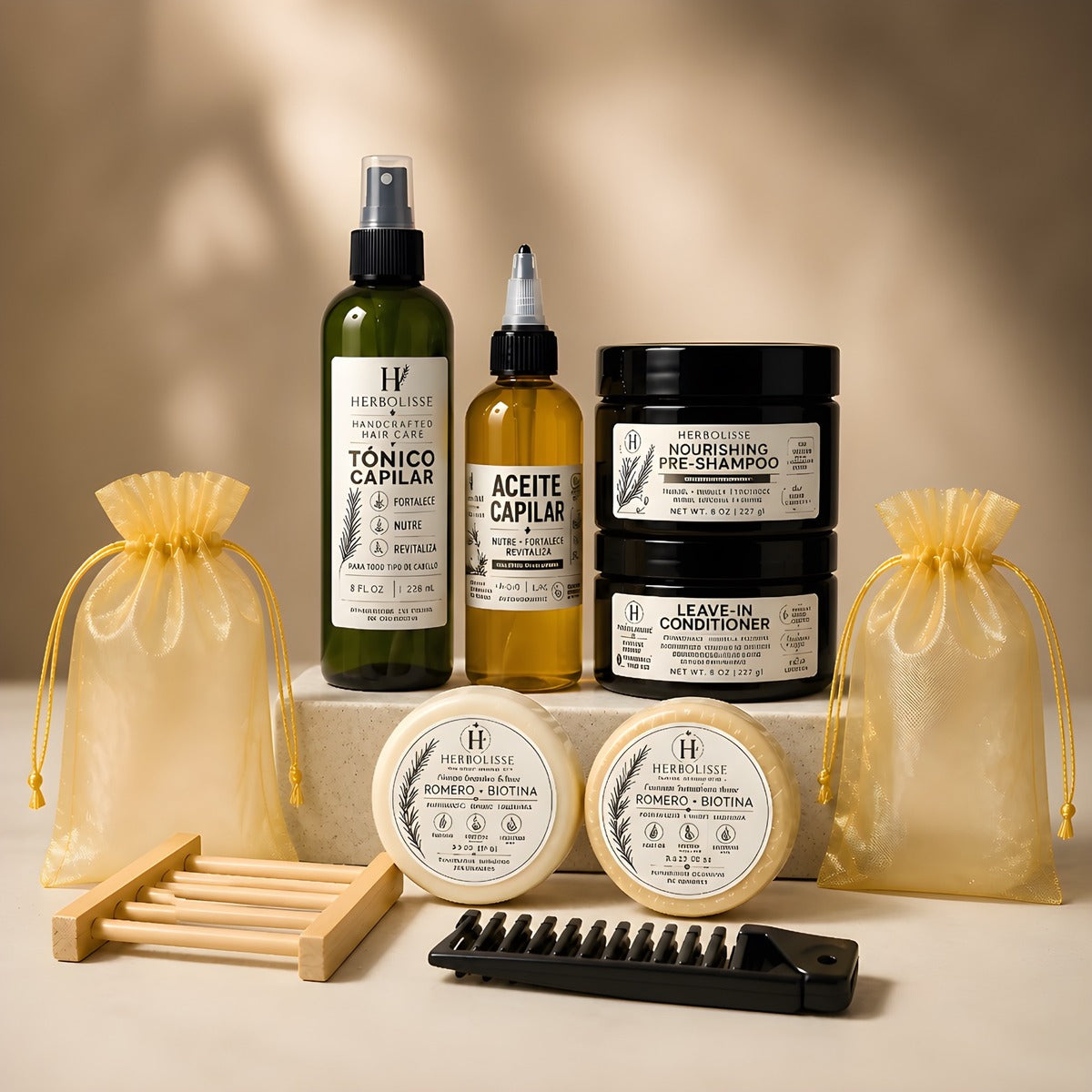 HERBOLISSE Intensive Hair Care System-Strength • Growth • Shine