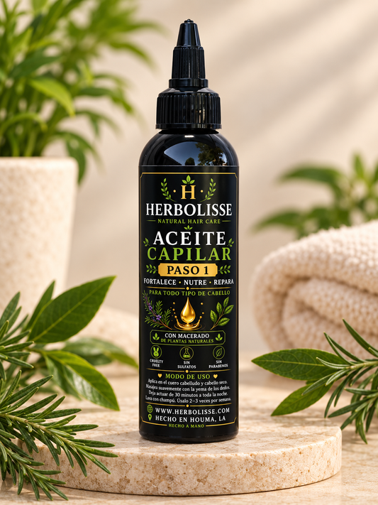 ACEITE CAPILAR DE ROMERO — Raíces más fuertes, cabello más largo y brillo radiante ✨